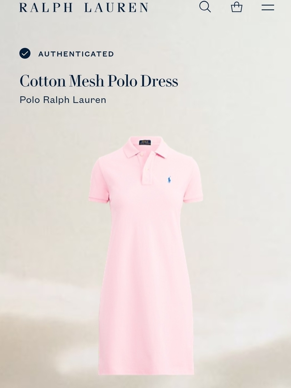 Polo Pink Dress